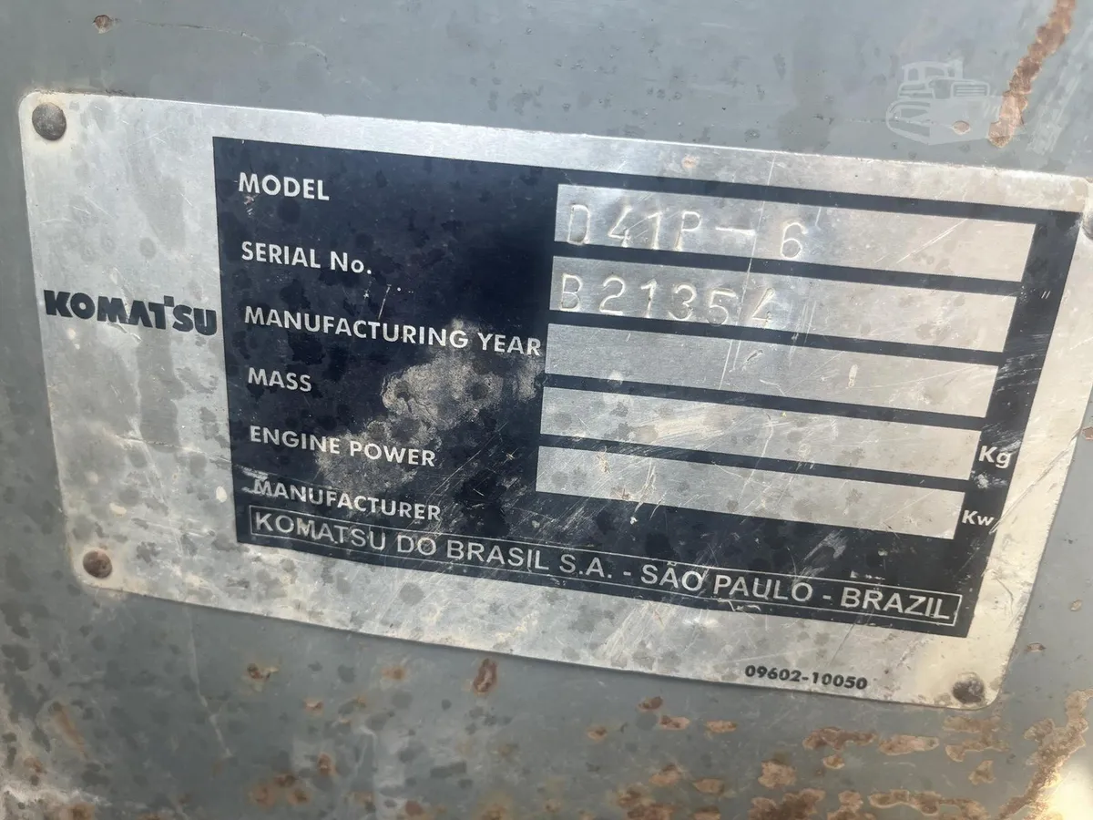 1999 Komatsu D41P-6 Dozers for sale in Holcombe, WI - listing photo 10 of 10