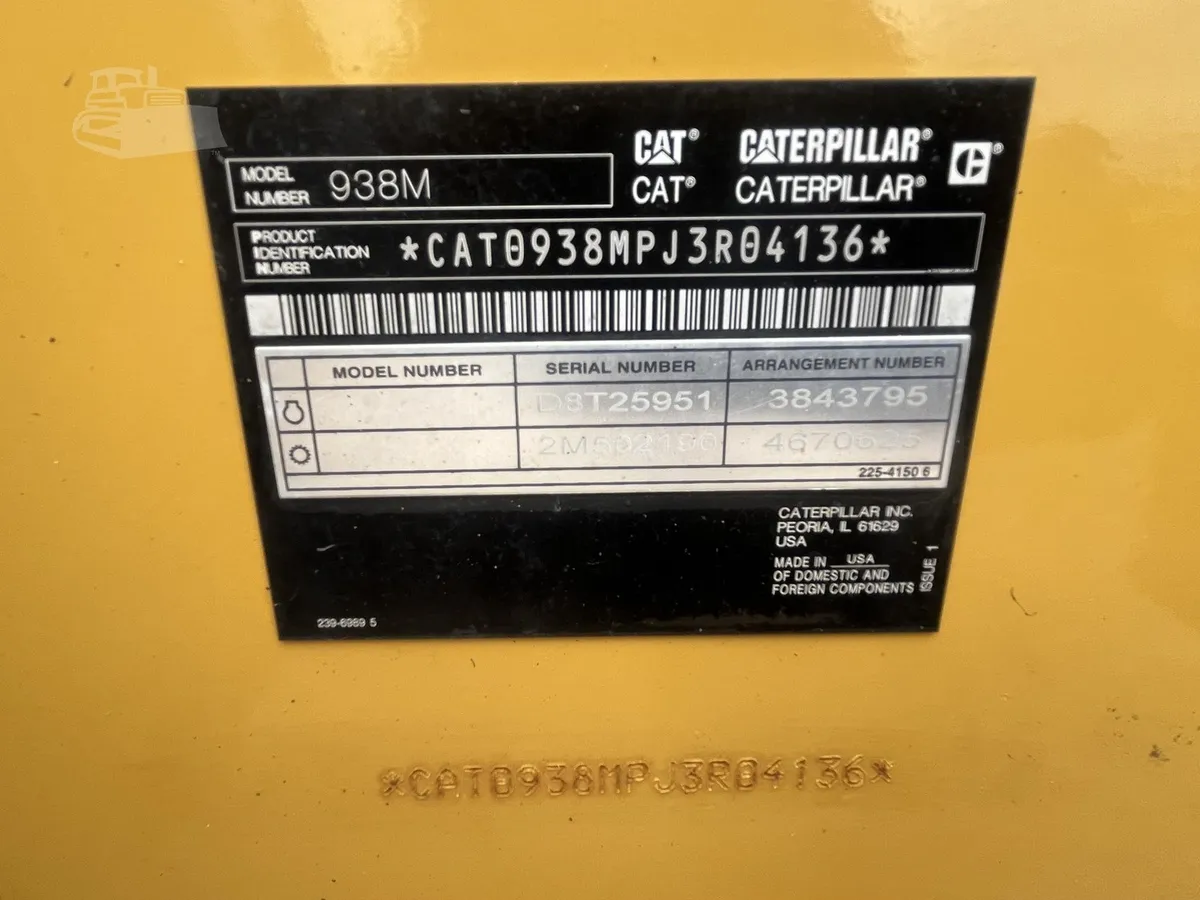 2017 Caterpillar 938M Wheel Loaders for sale in Holcombe, WI - listing photo 10 of 10