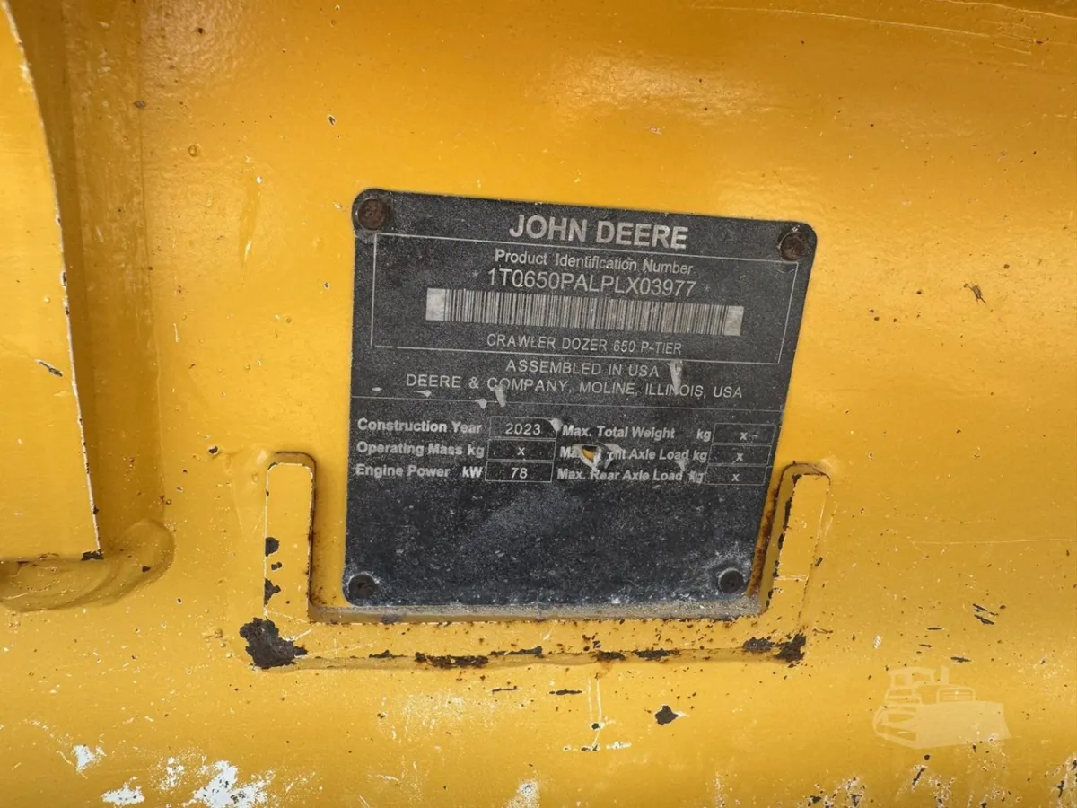 2023 John Deere 650 P-Tier LGP Dozers for sale in Jackson, TN - listing photo 10 of 10