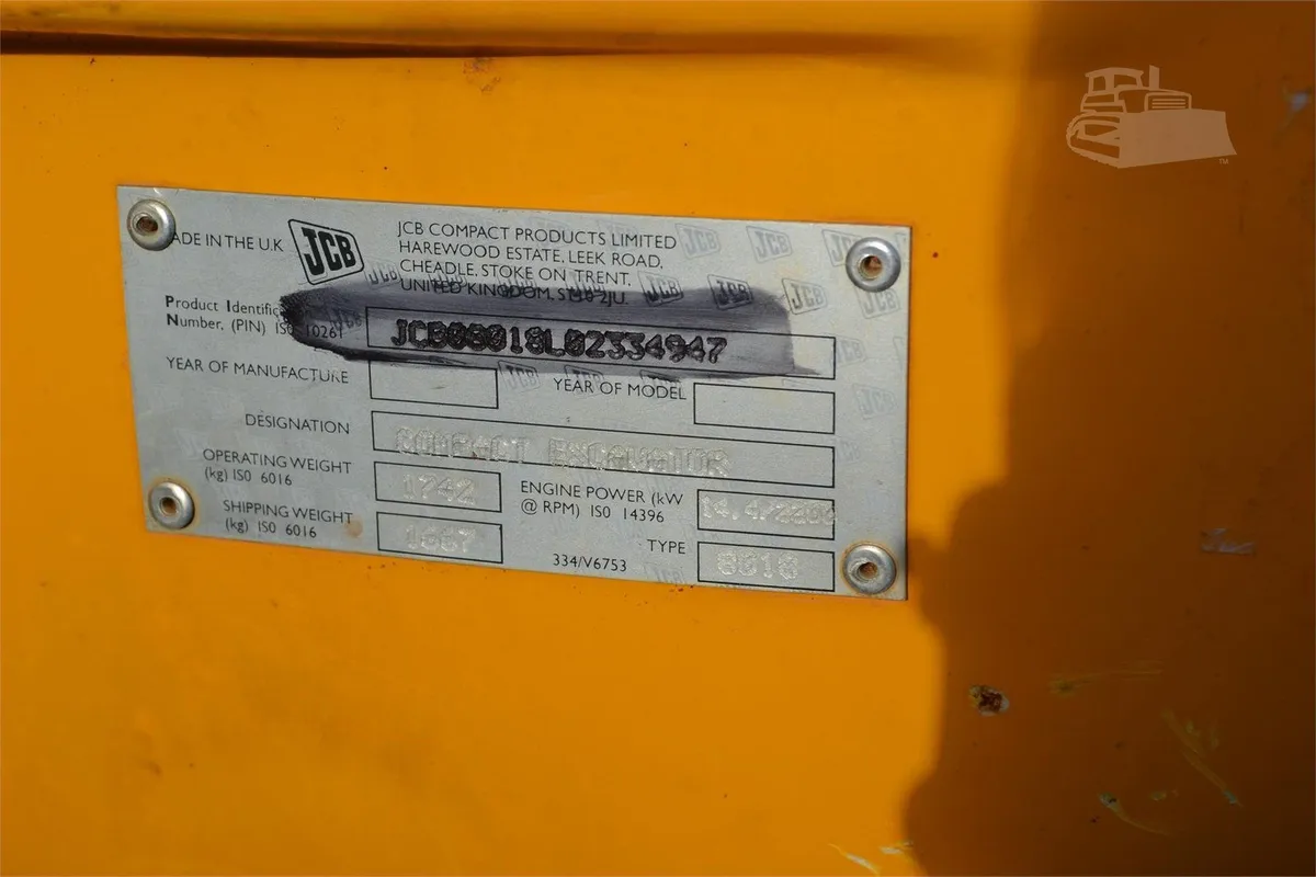 2015 JCB 8018CTS Excavators for sale in Woodstock, AL - listing photo 7 of 8