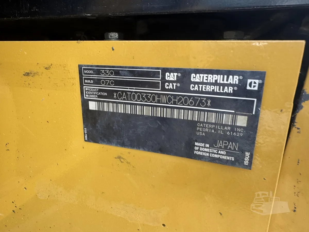 2022 Caterpillar 330 Excavators for sale in Jackson, TN - listing photo 10 of 10