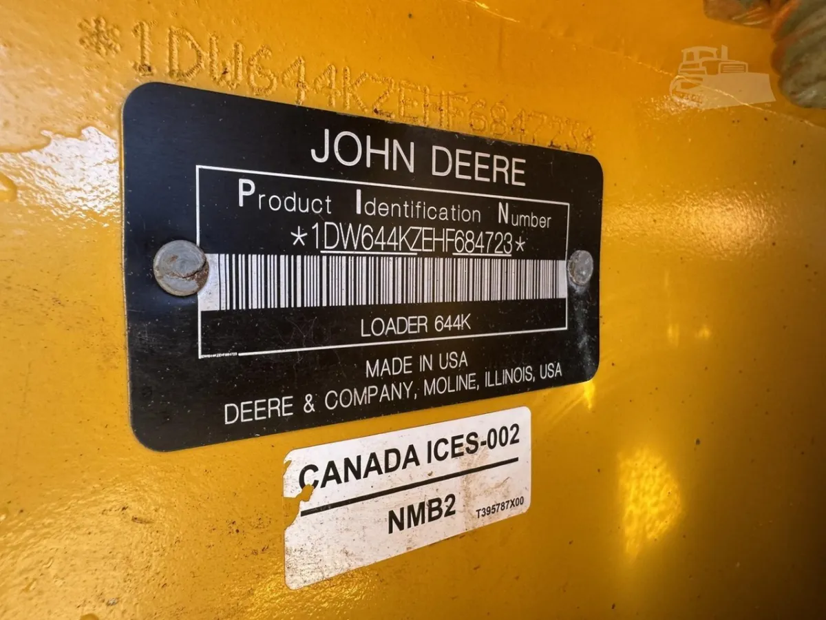 2018 John Deere 644K Wheel Loaders for sale in Allegan, MI - listing photo 10 of 10