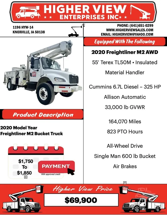 2019 Terex TL50M Service Mechanics Truck Crane for sale in Knoxville, IA - listing photo 41 of 49
