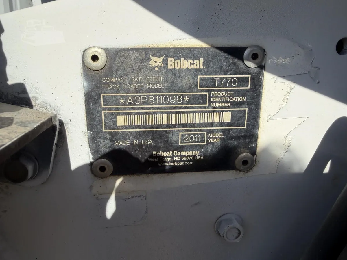 2011 Bobcat T770 Track Loaders for sale in Boonsboro, MD - listing photo 10 of 10